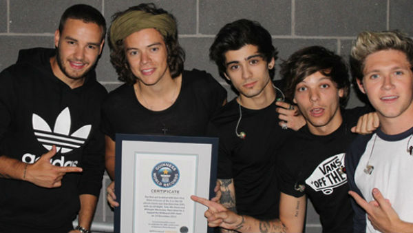 one direction guinness world record